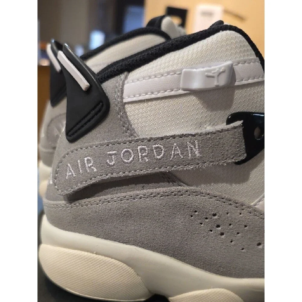 Air Jordan Men’s Sneakers - White & Light Gray Size 8 Brand New